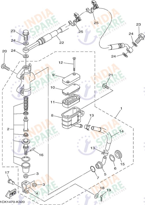 REAR MASTER CYLINDER
